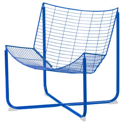 Zils atpūtas krēsls