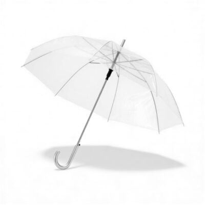 Caurspīdīgs lietussargs