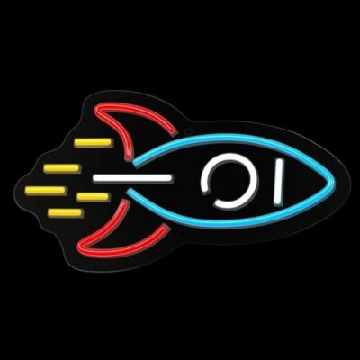 Neona lampa - raķete