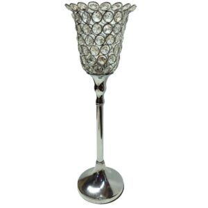 Kristālu svečturis 42cm
