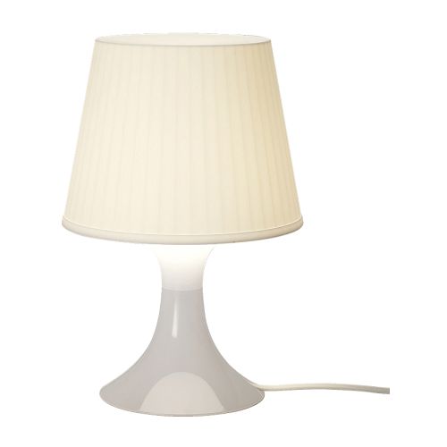 Balta galda lampa