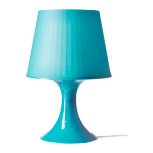 Zila galda lampa