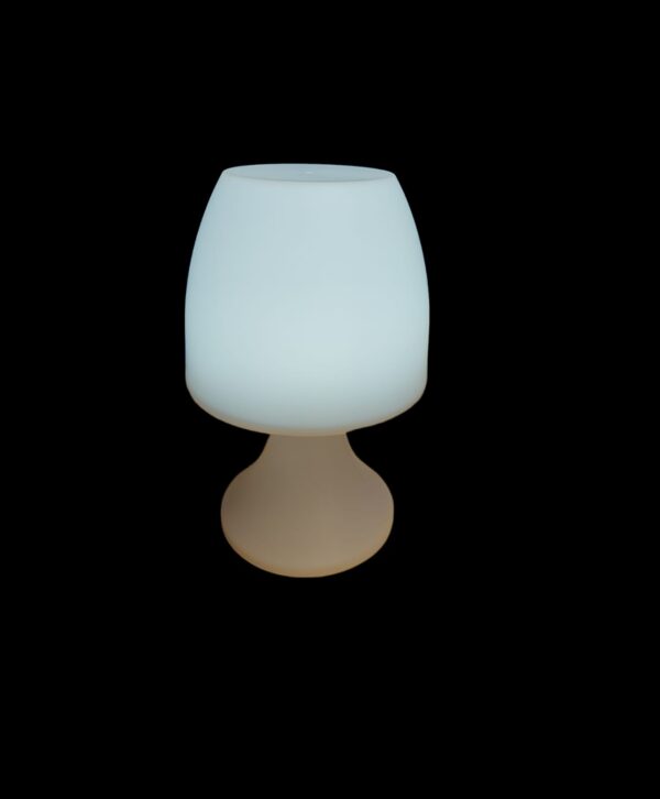 Balta galda lampa
