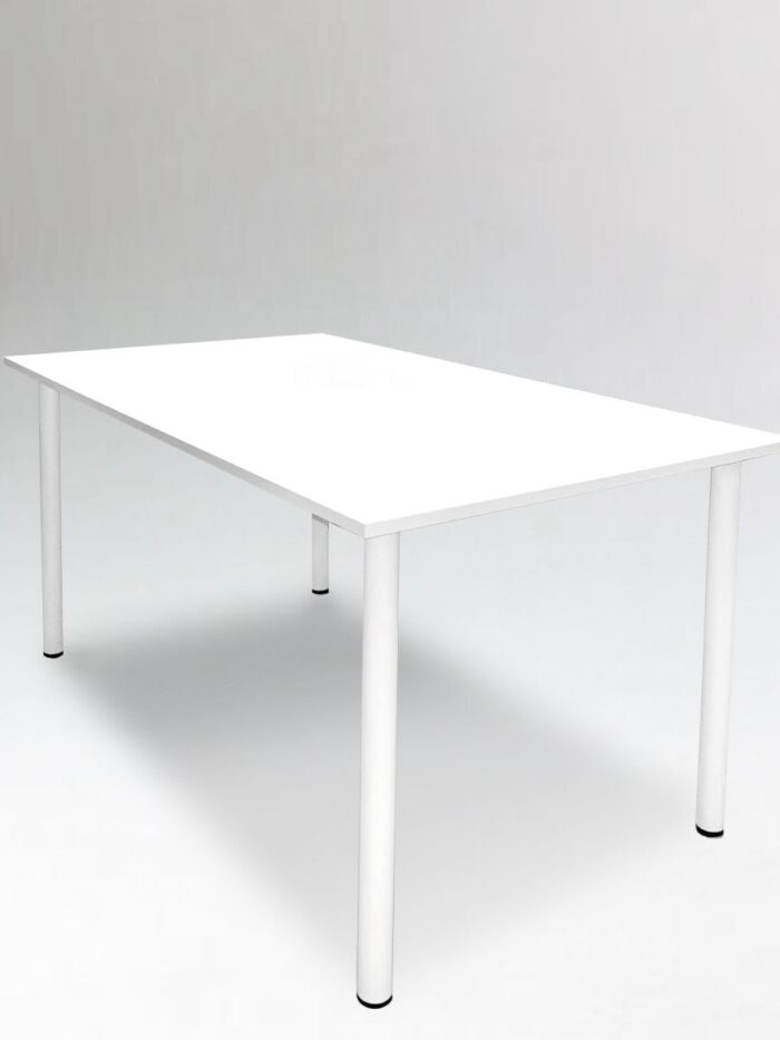 Balts konferenču galds 120x70