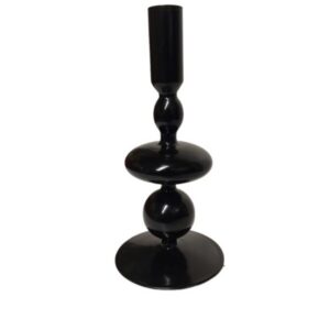 Melns svečturis 21cm