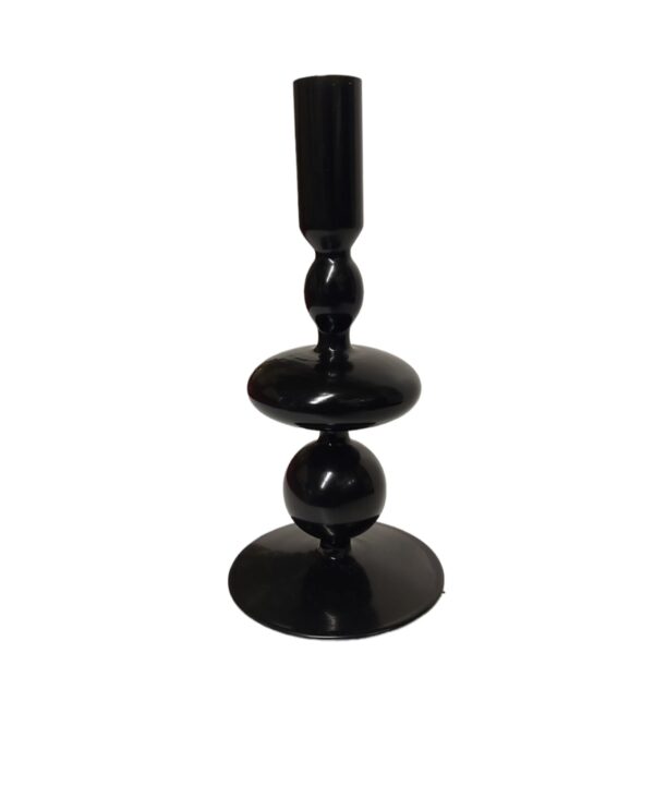 Melns svečturis 21cm