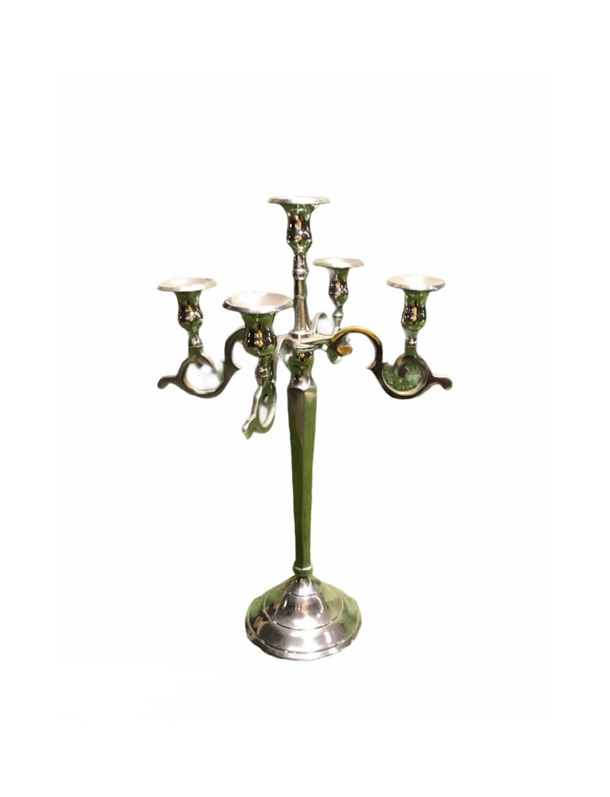 Sudraba svečturis h53cm