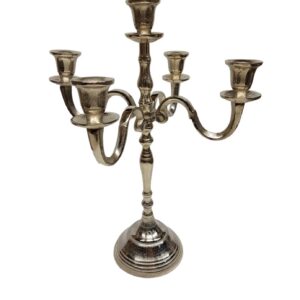 Sudraba svečturis h40cm