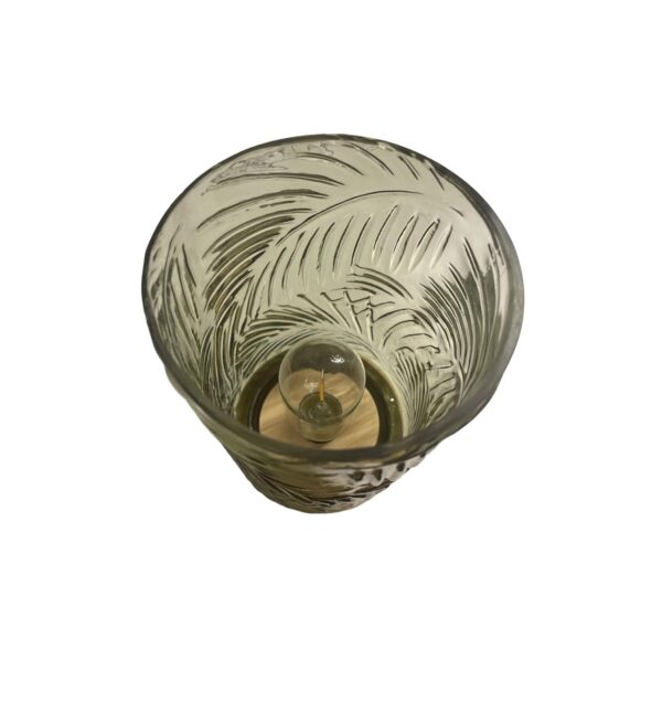 Stikla galda lampa