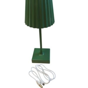 Zaļa galda lampa