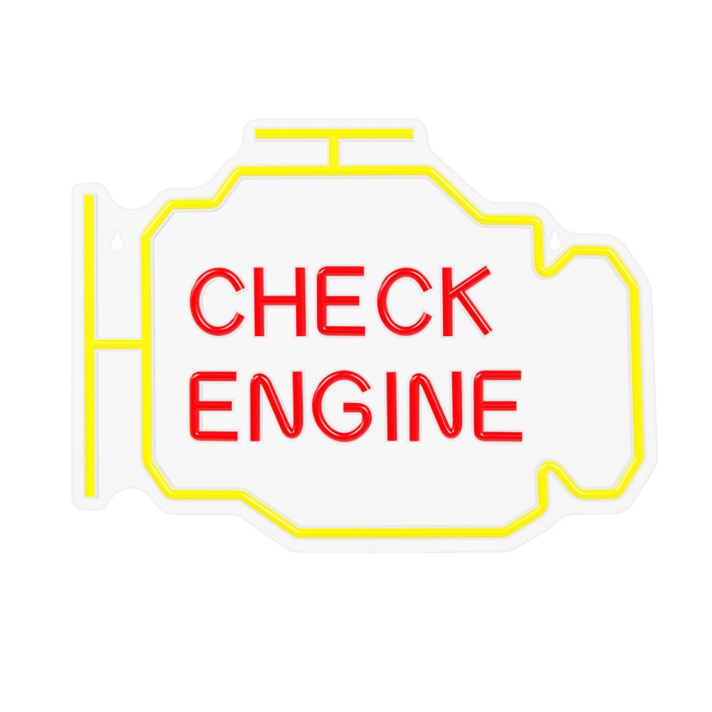 Neona lampa – check engine