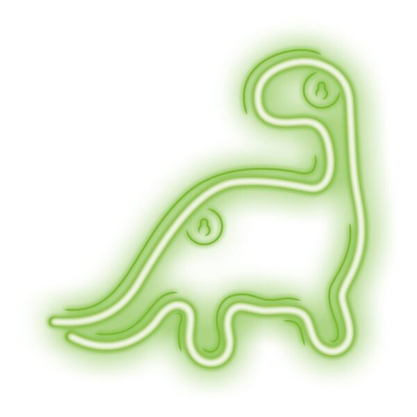 Neona lampa – dinozaurs