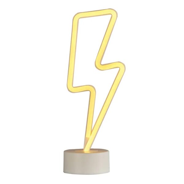 Neona lampa – zibens