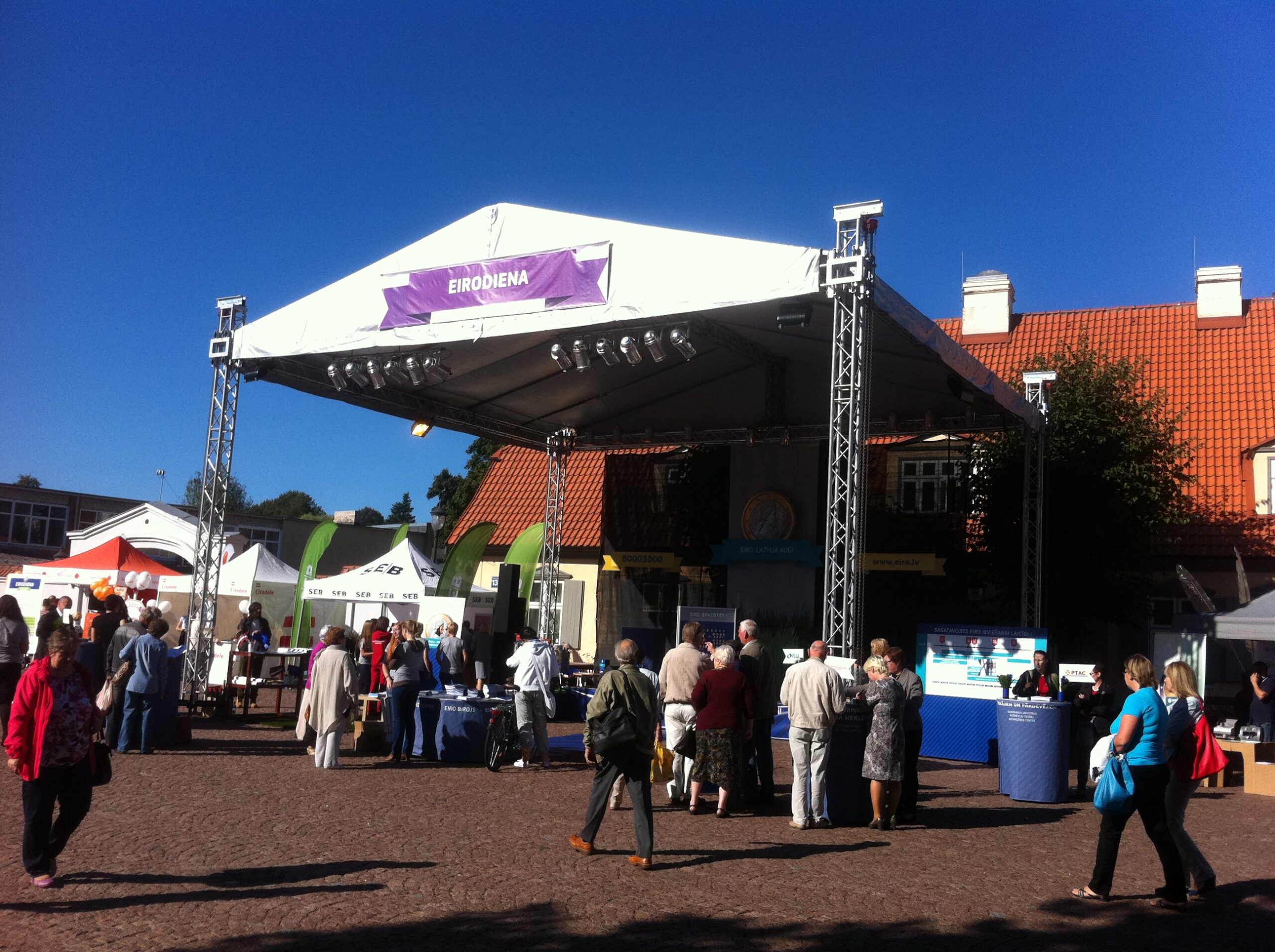 Eurotruss HD34 10x9x7 + skatuve