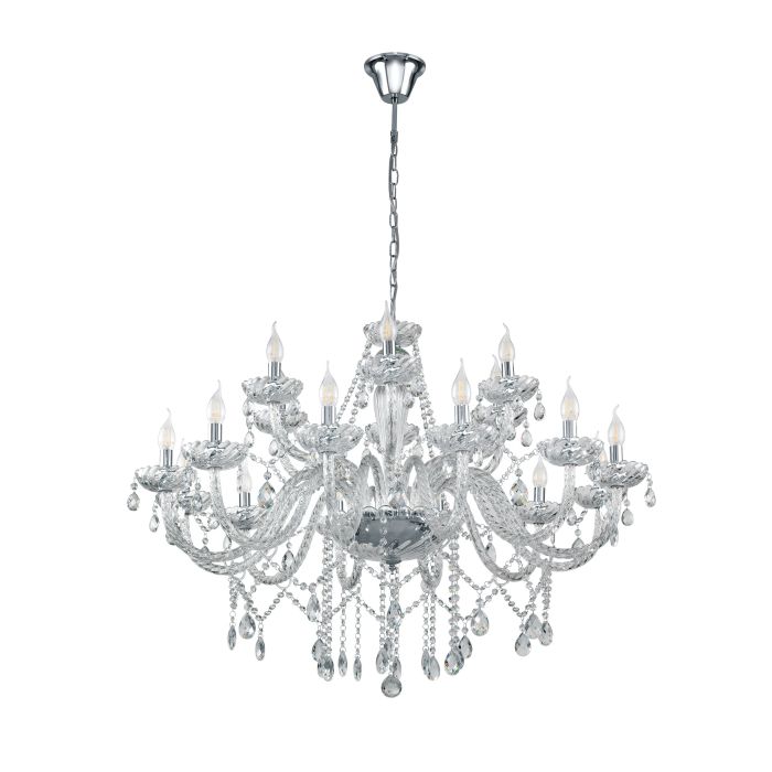 Kristālu lustra D100cm