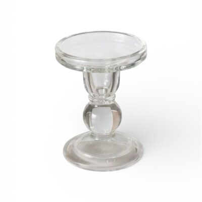 Stikla svečturis H11.3cm