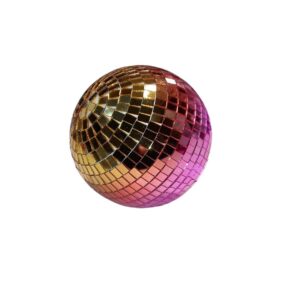 Rozā disko bumba D15cm