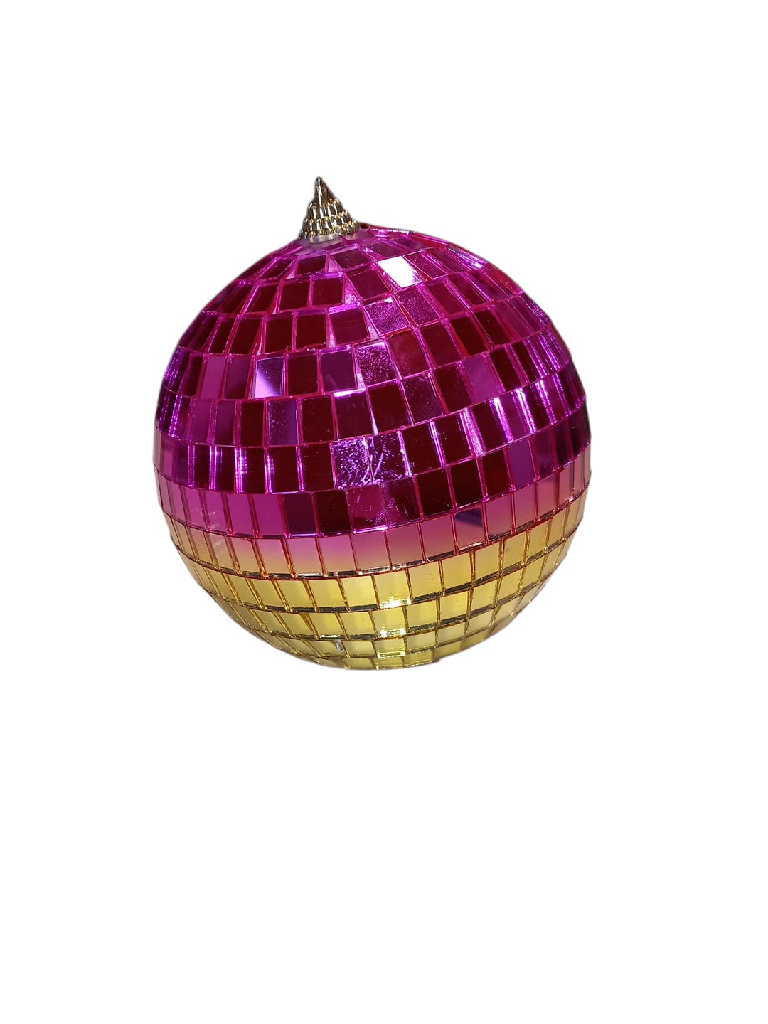 Rozā disko bumba D10cm