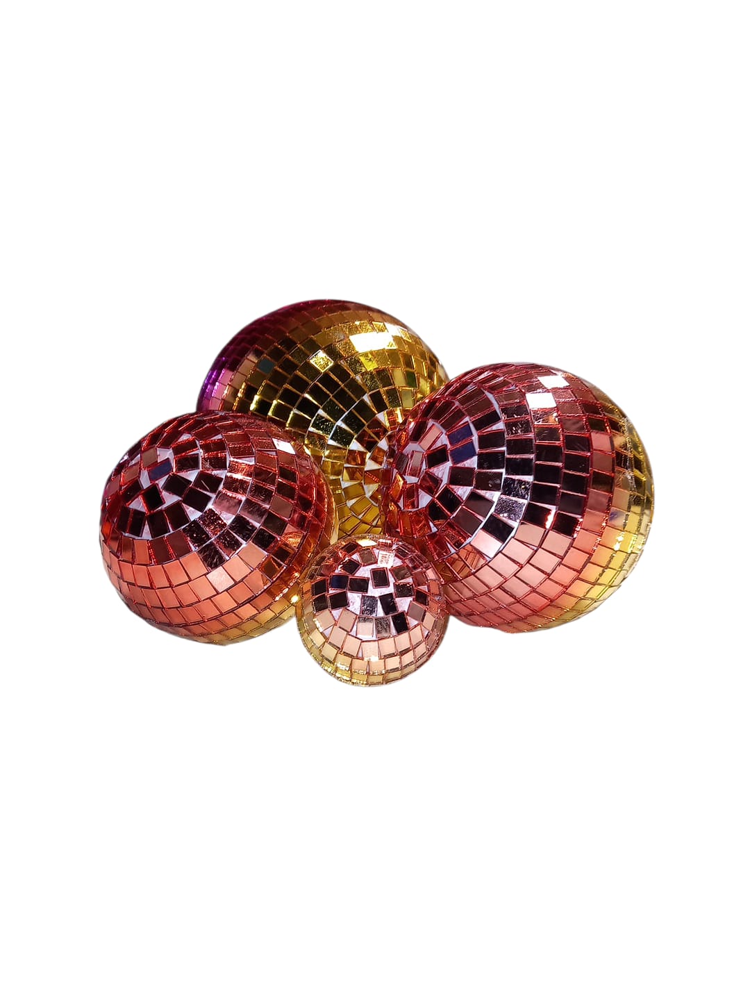 Rozā disko bumba D10cm