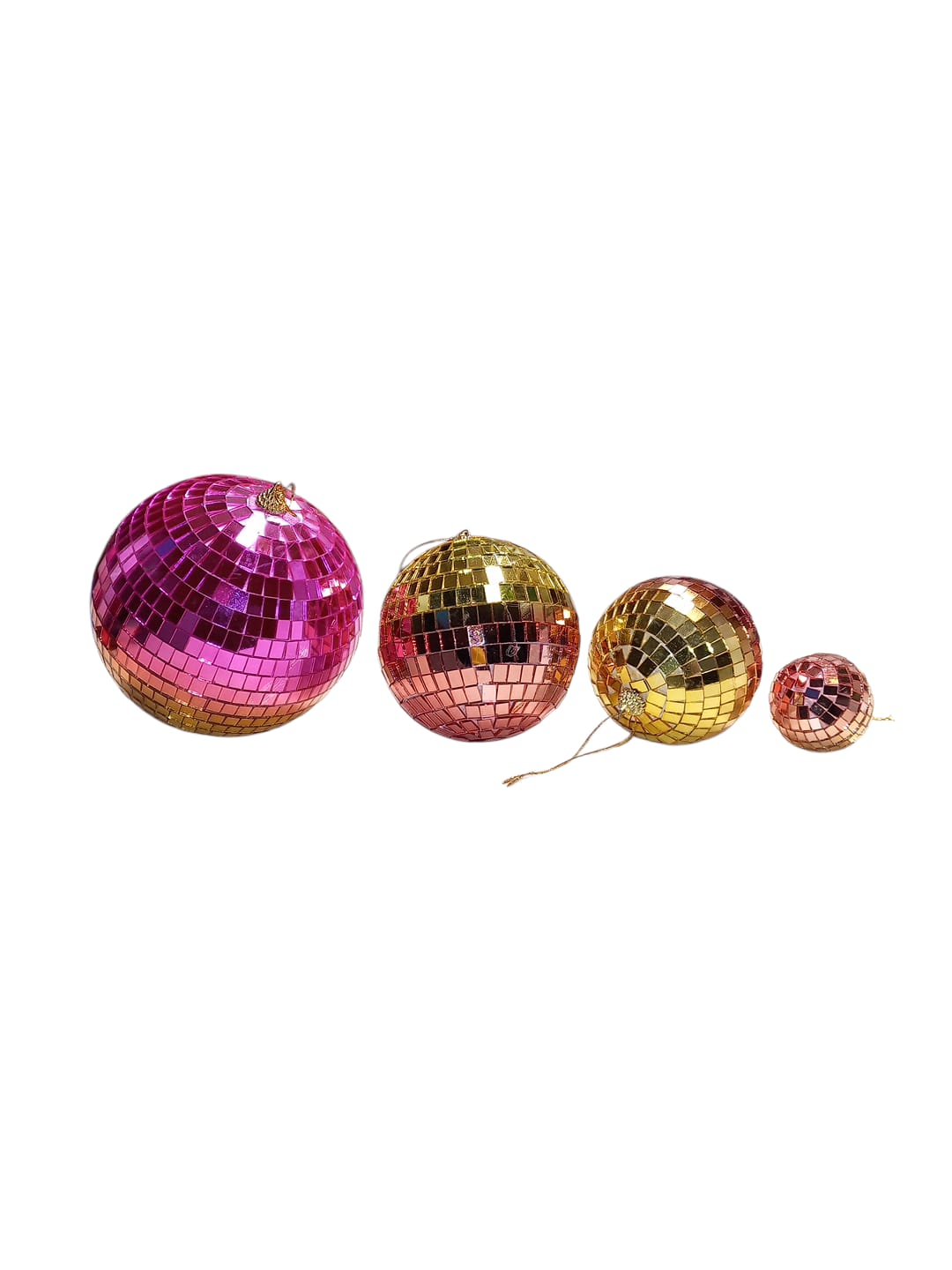 Rozā disko bumba D10cm