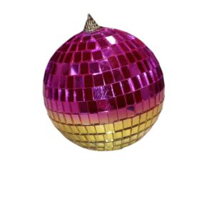 Rozā disko bumba D6cm