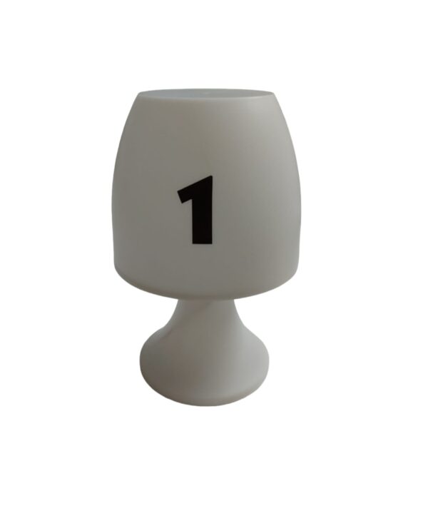 Galda numerācija – lampa