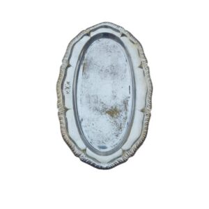 Ovāla sudraba paplāte