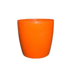 Oranžs puķu podiņš