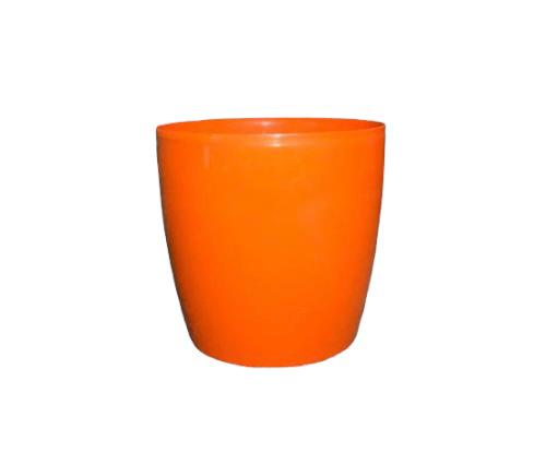 Oranžs puķu podiņš