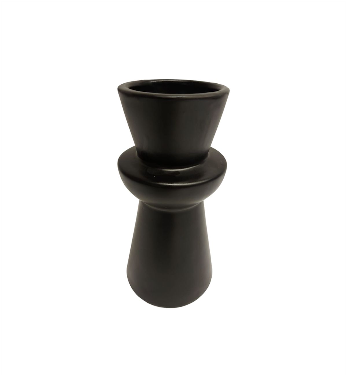 Melna vāze 16cm