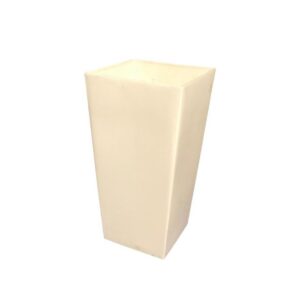 Balts puķu pods h26cm