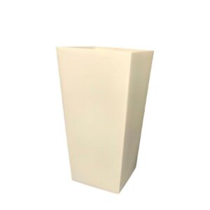 Balts puķu pods h36cm