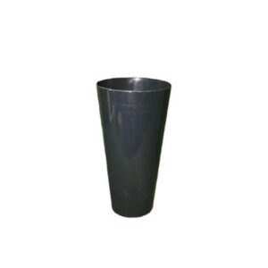Melns plastmasas puķu pods