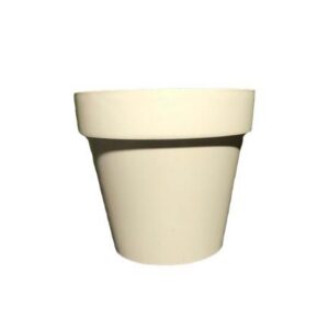 Balts puķu pods h22cm