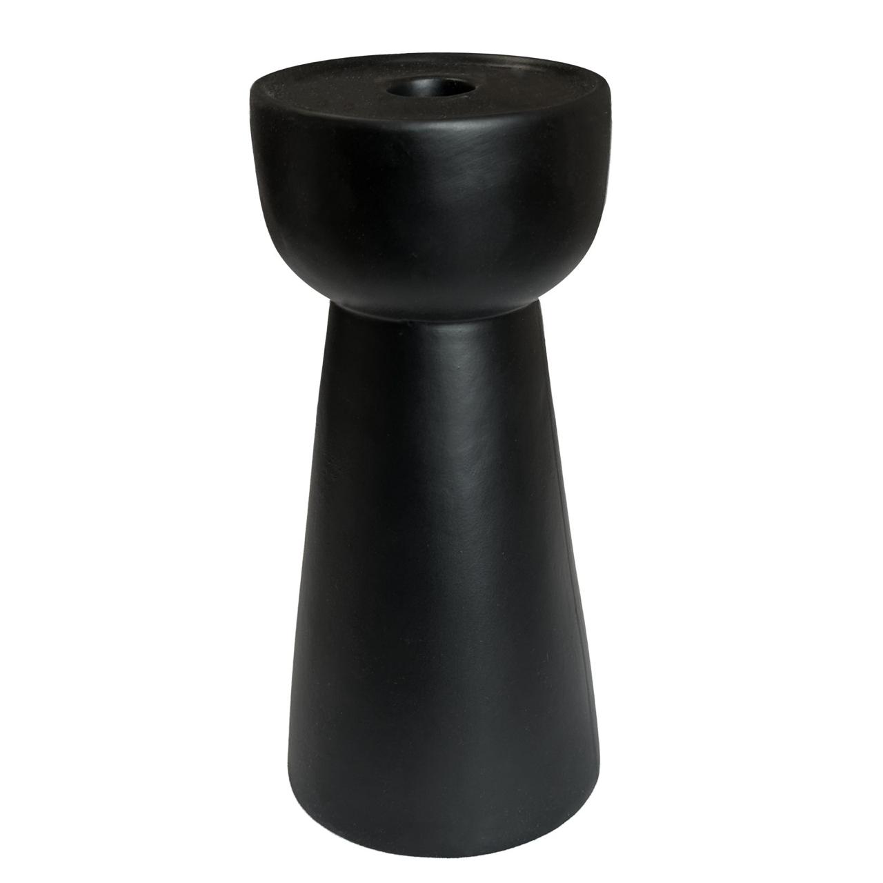 Melns svečturis 21.5cm